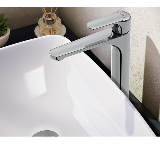 Смеситель для раковины-чаши VITRA Root Round хром A42707EXP