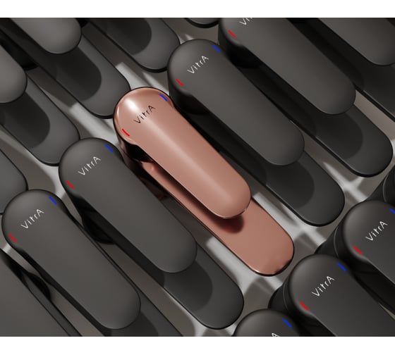 Смеситель для раковины VITRA Root Round медь A4270626EXP