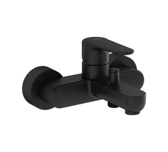 Смеситель для ванны и душа VITRA Root Round матовый черный A4272536EXP