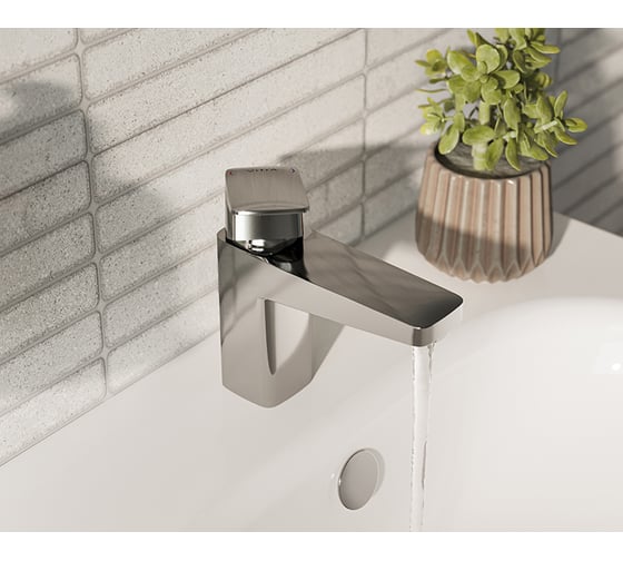 Смеситель для раковины VITRA Root Square хром A42731EXP