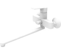 Смеситель для ванны шар. с изливом Gota Rocio Capricho L-30см, перекл.душа 222310 d35, белый 222310-GOTA