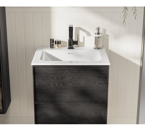 Смеситель для раковины VITRA Suit глянцевый черный A4261639