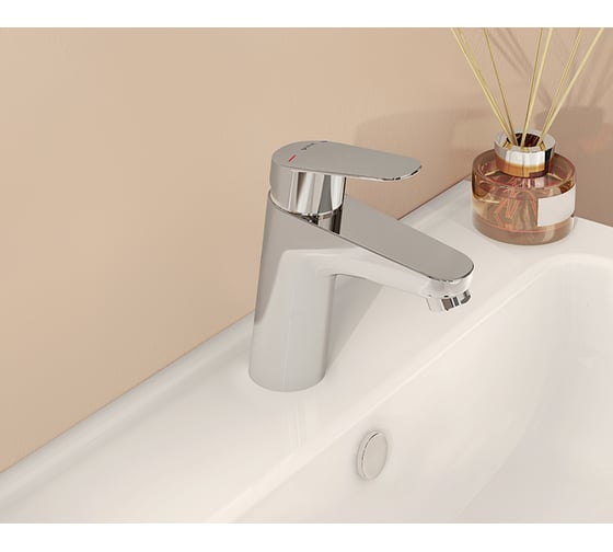 Смеситель для раковины VITRA Flow Round стандартный, хром A42923EXP