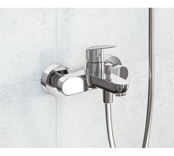 Смеситель для ванны VITRA Flow Round хром A43057EXP