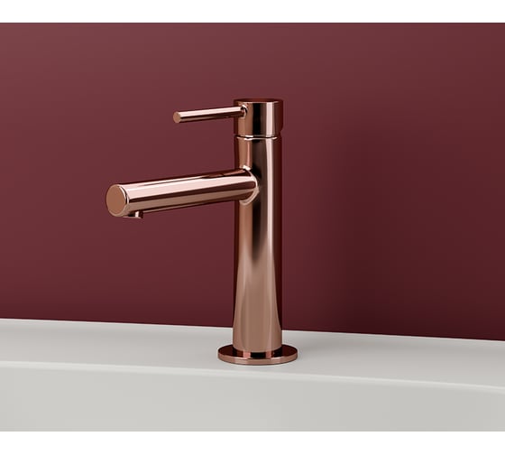 Смеситель для раковины VITRA Origin средний, медь A4255626