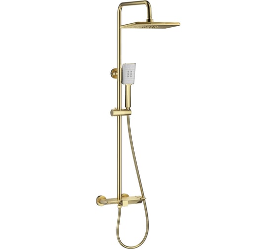 Душевая система Wonzon & Woghand Брашированное золото WW-AE33110-BG 1