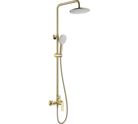Душевая система Wonzon & Woghand Брашированное золото WW-A30103-BG