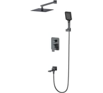 Душевая система встраиваемая Wonzon & Woghand Темный графит WW-88939011-BGM
