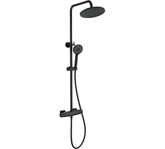 Душевая система с термостатом Wonzon & Woghand Черный матовый WW-B3035-A-MB 1