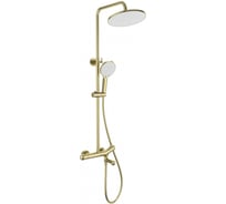 Душевая система с термостатом Wonzon & Woghand Брашированное золото WW-B3057-A-BG