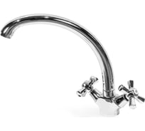 Смеситель для кухни DORON DС 1915-N, 1/2 керамика, хром, излив толстый литой, п/г 016327