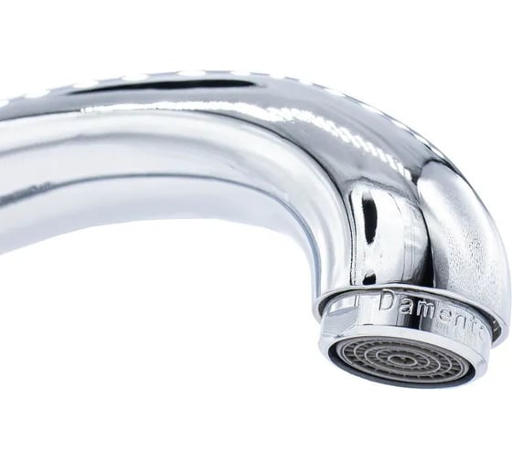 Смеситель для кухни Damento FLORA CU04.01, шаровый, хром, излив 380 мм, п/г 000241