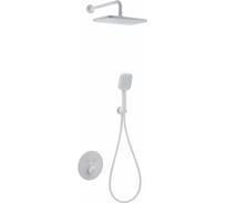 Душевая система с термостатом встраиваемая Wonzon & Woghand Белый матовый WW-D2017-A-MW