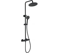 Душевая система с термостатом Wonzon & Woghand Черный матовый WW-B3031-A-MB