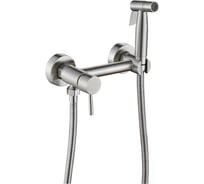 Смеситель с гигиеническим душем PLATAN 55204 Bern, нержавеющая сталь, картридж 25мм УТ-00052198