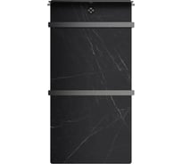 Полотенцесушитель электрический Wonzon & Woghand с греющей плитой Черный мрамор, Темный графит WW-A504-GM