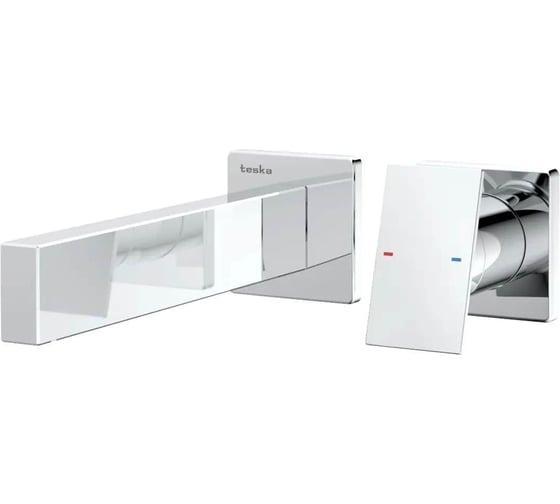 Смеситель для раковины настенный TESKA Alax, хром E5306 1