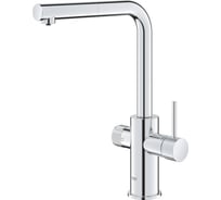 Смеситель для кухонной мойки Grohe Blue Pure Minta c вытяжным изливом, функцией фильтрации, без фильтра в комплекте, хром 30590000