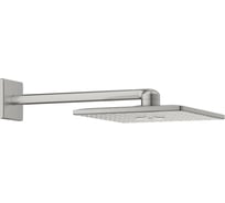 Набор Grohe: верхний душ Rainshower SmartActive Cube 310 и душевой кронштейн 400 мм, суперсталь 26479DC0