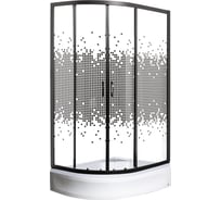 Душевое ограждение Мономах ДУ 100/70/180 МЗ BL L/R, без поддона 10000008624