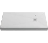 Литьевой поддон Creto Ares Essentia белый 1200x800 1-0034