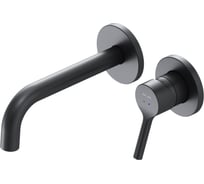 Смеситель для умывальника AM.PM X-Joy S монтируемый в стену, черный F85B72622