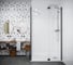 Распашная дверь Creto Tenta 1200 мм, стекло прозрачное EASY CLEAN, черный, 123-WTW-120-C-B-8 260091 2