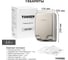 Высокоскоростная сушилка для рук TOSSEN Professional HS 1308 M 300035 16