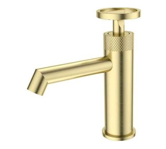 Смеситель для раковины Wonzon & Woghand брашированное золото WW-H1065-BG 1