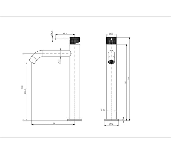 Смеситель для раковины высокий Wonzon & Woghand белый матовый WW-H1062-MW