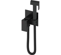 Смеситель с гигиеническим душем встраиваемый Wonzon & Woghand черный матовый WW-88829903-MB