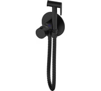 Смеситель с гигиеническим душем и термостатом Wonzon & Woghand встраиваемый, черный матовый WW-88829909-MB
