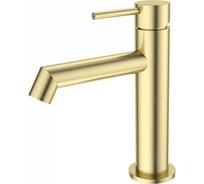 Смеситель для раковины Wonzon & Woghand брашированное золото WW-H1063-BG