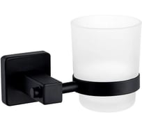 Держатель стакана Haiba матовое стекло, черный HB8906