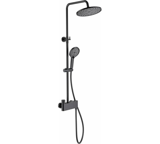 Душевая система с термостатом Wonzon & Woghand Черный матовый WW-B3110-MB