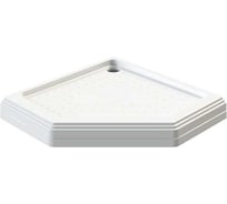 Акриловый поддон Радомир со сливом (хром), к душевому ограждению "Санторо 110" 1-11-2-0-0-130