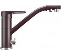 Смеситель для кухни ULGRAN U-010 цвет: шоколад U-010-345