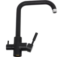 Смеситель для кухни ULGRAN U-019 цвет: ультра-черный U-019-344