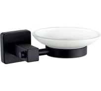 Мыльница стеклянная Haiba черная HB8902