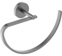 Полотенцедержатель AQUATEK AQ4621BGM БЕТТА, овальный, шлиф. черный хром 00000139774