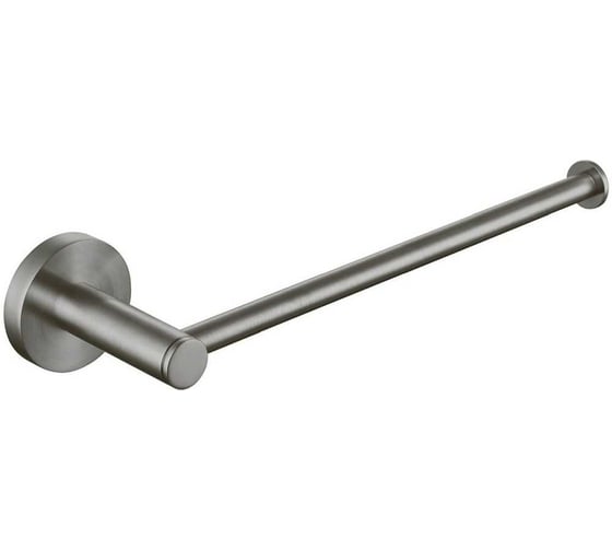 Полотенцедержатель AQUATEK AQ4119BGM ЕВРОПА шлиф. черный хром 00000139758 1