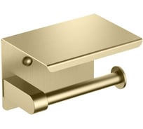Бумагодержатель с полкой AQUATEK AQ4939BG ЕВРОПА шлиф. золото 00000139886