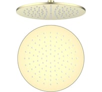 Круглый верхний душ AQUATEK AQ2077BG 250*7 мм, шлиф. золото 00000139834
