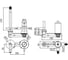 Встраиваемый смеситель для раковины Paffoni LIGHT LIG106HG70 накладки Ø70 мм, излив 248 мм, медовое золото (293243) 00293243 2