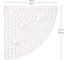 Коврик для душа Tatkraft Shell угловой противоскользящий 58x58x2.5см 15470 5