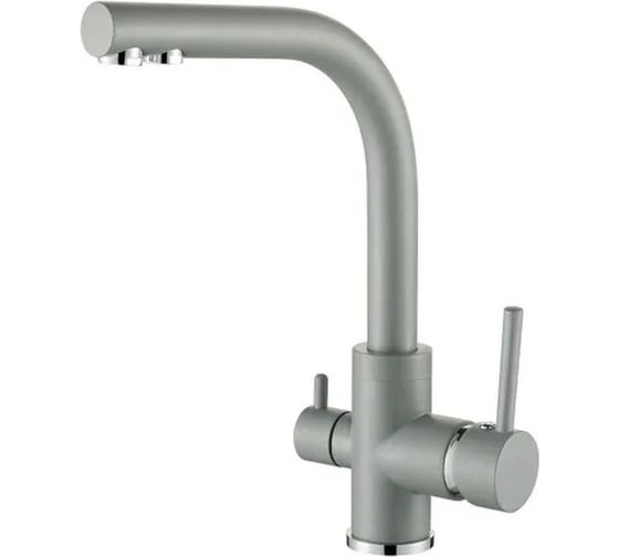 Смеситель для кухни AquaSanita Akvaduo 2663 202 alumetallic