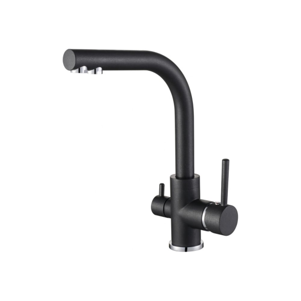 Смеситель для кухни AquaSanita Akvaduo 2663 601 black metallic ...