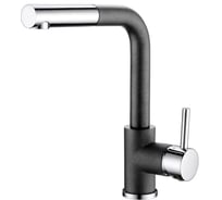 Смеситель для кухни AquaSanita 2383 601 black metallic