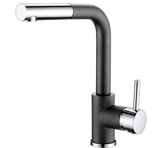 Смеситель для кухни AquaSanita 2383 601 black metallic 1