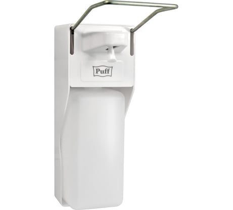 Локтевой дозатор Puff для жидкого мыла и дез. растворов, 1000 мл,8197, пластиковый 0 1402.180